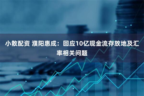 小散配资 濮阳惠成：回应10亿现金流存放地及汇率相关问题